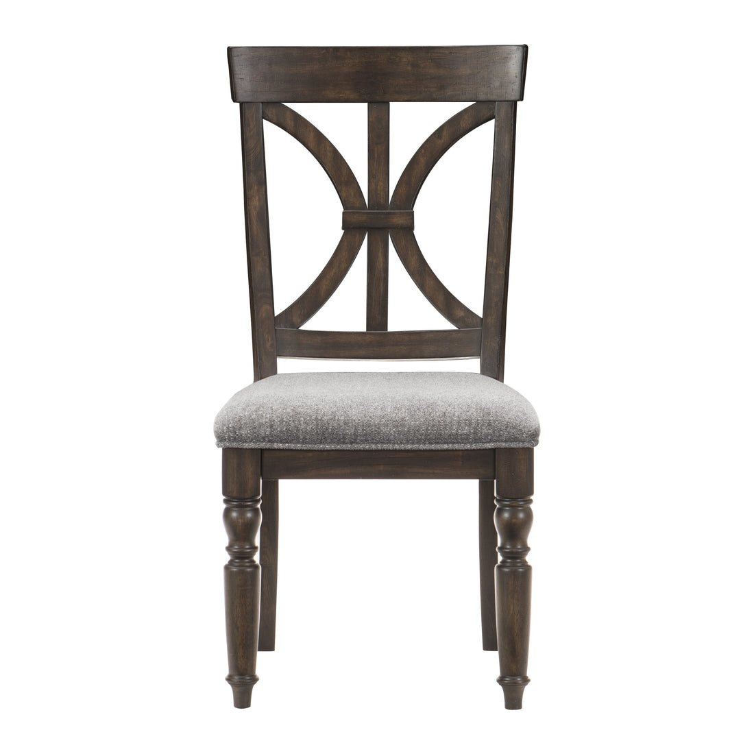 Cardano Driftwood Charcoal Side Chair, Set of 2 - 1689S - Bien Home Furniture & Electronics