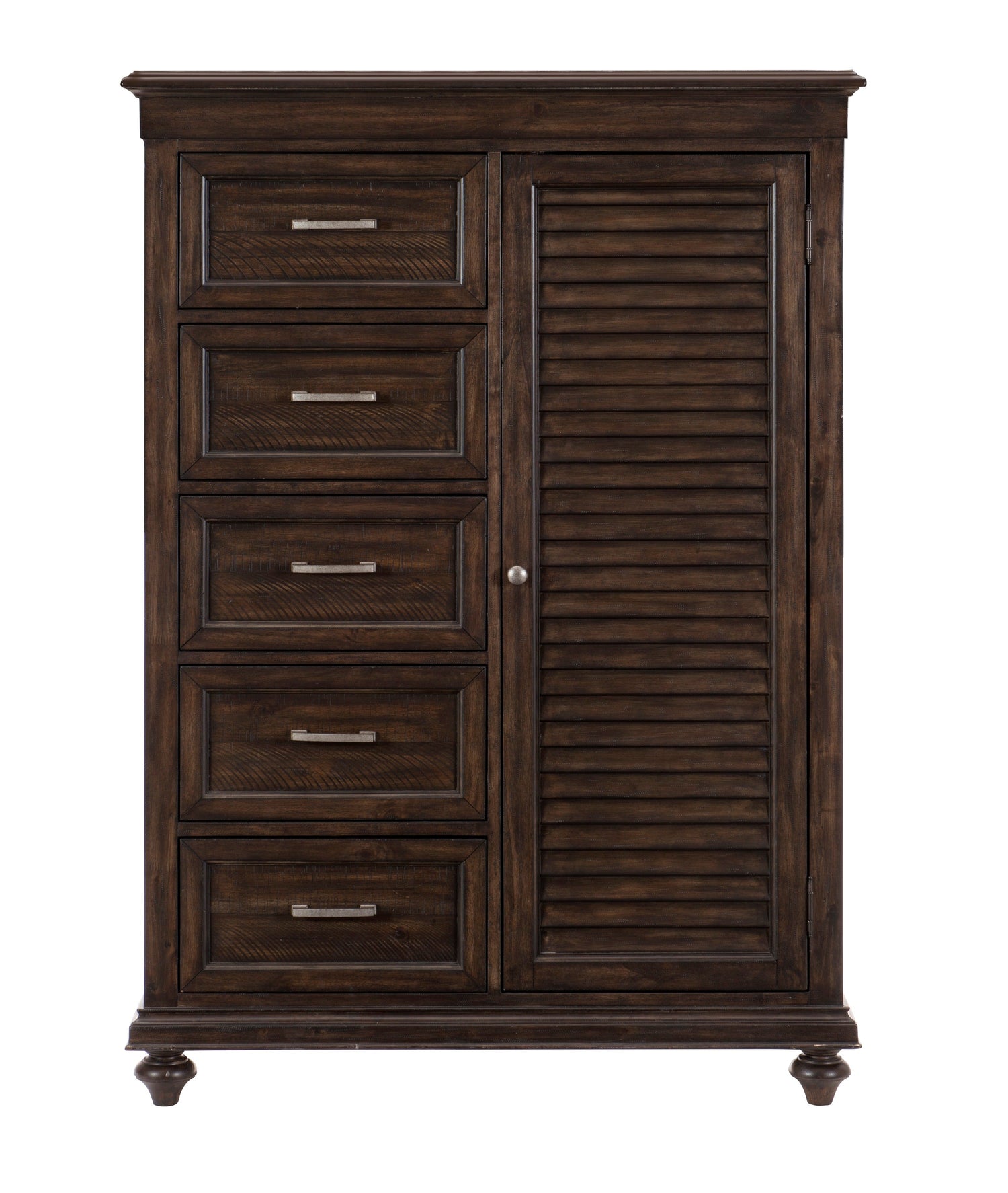 Cardano Driftwood Charcoal Wardrobe Chest - 1689-10 - Bien Home Furniture &amp; Electronics