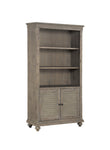 Cardano Driftwood Light Brown Bookcase - 1689BR-18 - Bien Home Furniture & Electronics