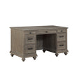 Cardano Driftwood Light Brown Executive Desk - 1689BR-17 - Bien Home Furniture & Electronics