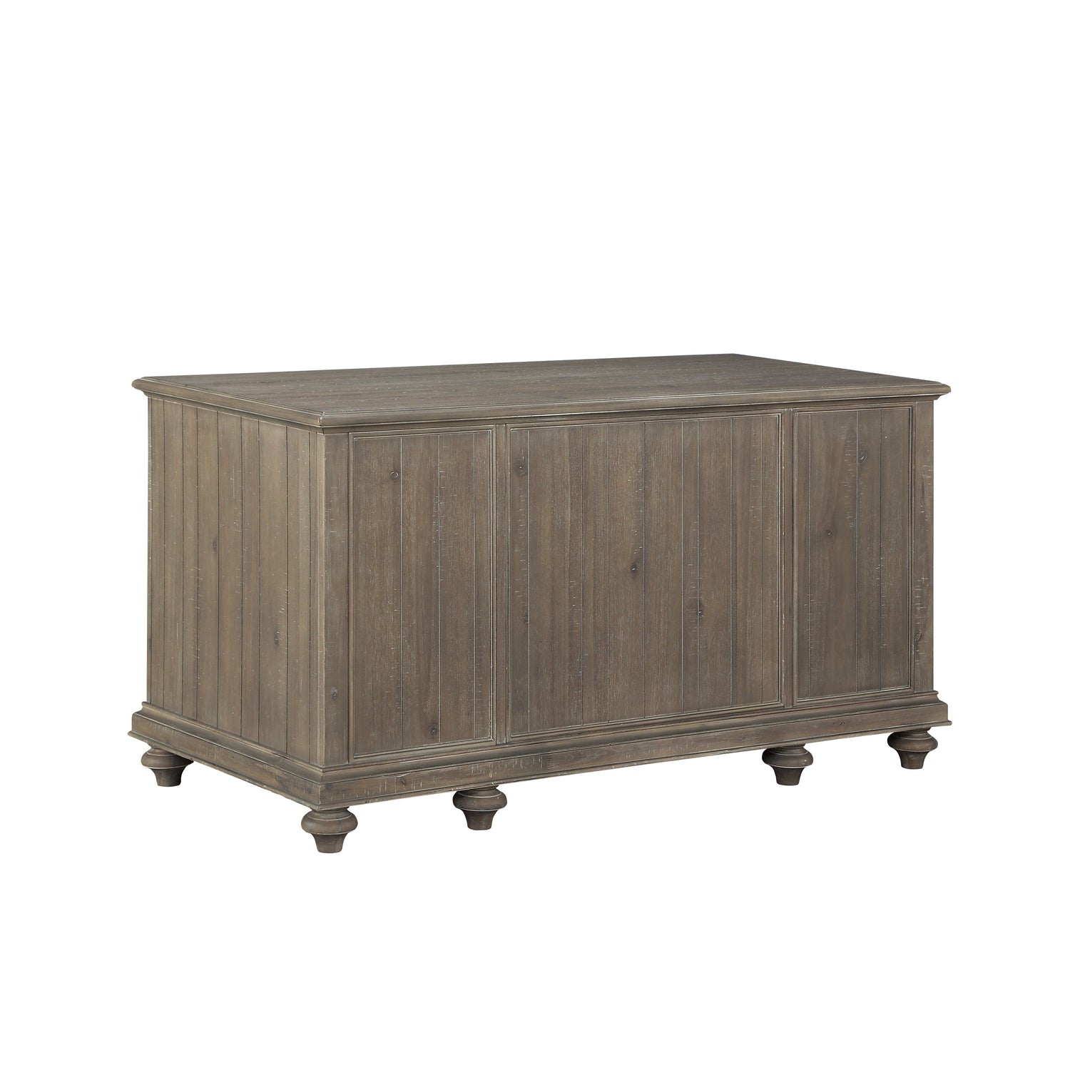 Cardano Driftwood Light Brown Executive Desk - 1689BR-17 - Bien Home Furniture &amp; Electronics