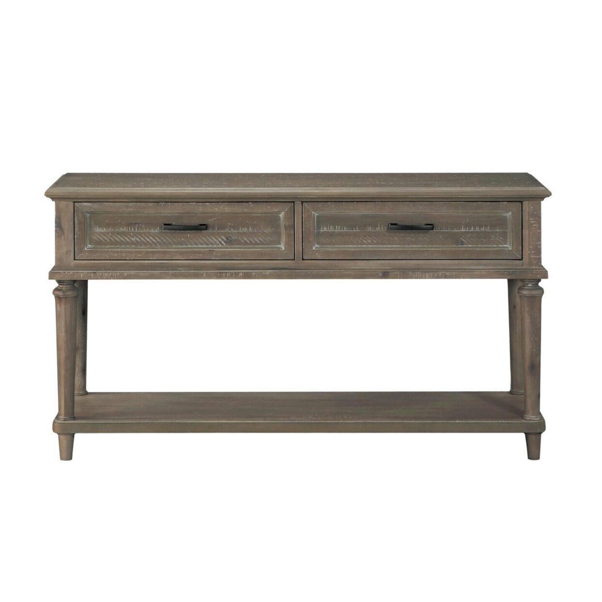 Cardano Driftwood Light Brown Wood Sofa Table - 1689BR-05 - Bien Home Furniture &amp; Electronics
