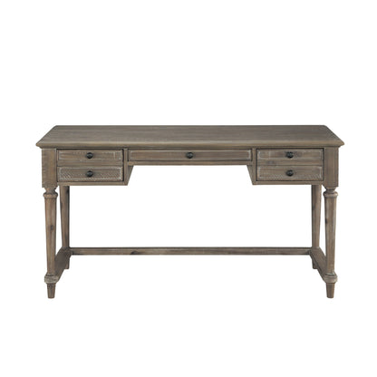 Cardano Driftwood Light Brown Writing Desk - 1689BR-16 - Bien Home Furniture &amp; Electronics