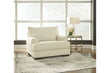 Caretti Parchment Oversized Chair - 1230323 - Bien Home Furniture & Electronics