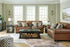 Carianna Caramel Leather Living Room Set - SET | 5760438 | 5760435 - Bien Home Furniture & Electronics