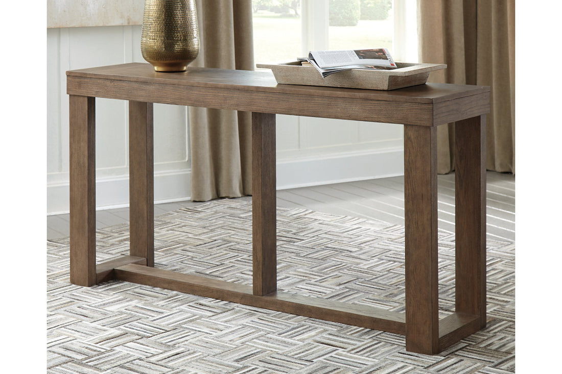 Cariton Gray Sofa/Console Table - T471-4 - Bien Home Furniture & Electronics