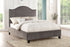 Carlow Gray Camelback King Bed - SET | 5874KGY-1 | 5874KGY-3EK - Bien Home Furniture & Electronics