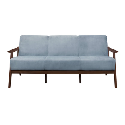 Carlson Blue Gray Sofa - 1032BGY-3 - Bien Home Furniture &amp; Electronics