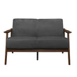 Carlson Dark Gray Loveseat - 1032DG-2 - Bien Home Furniture & Electronics