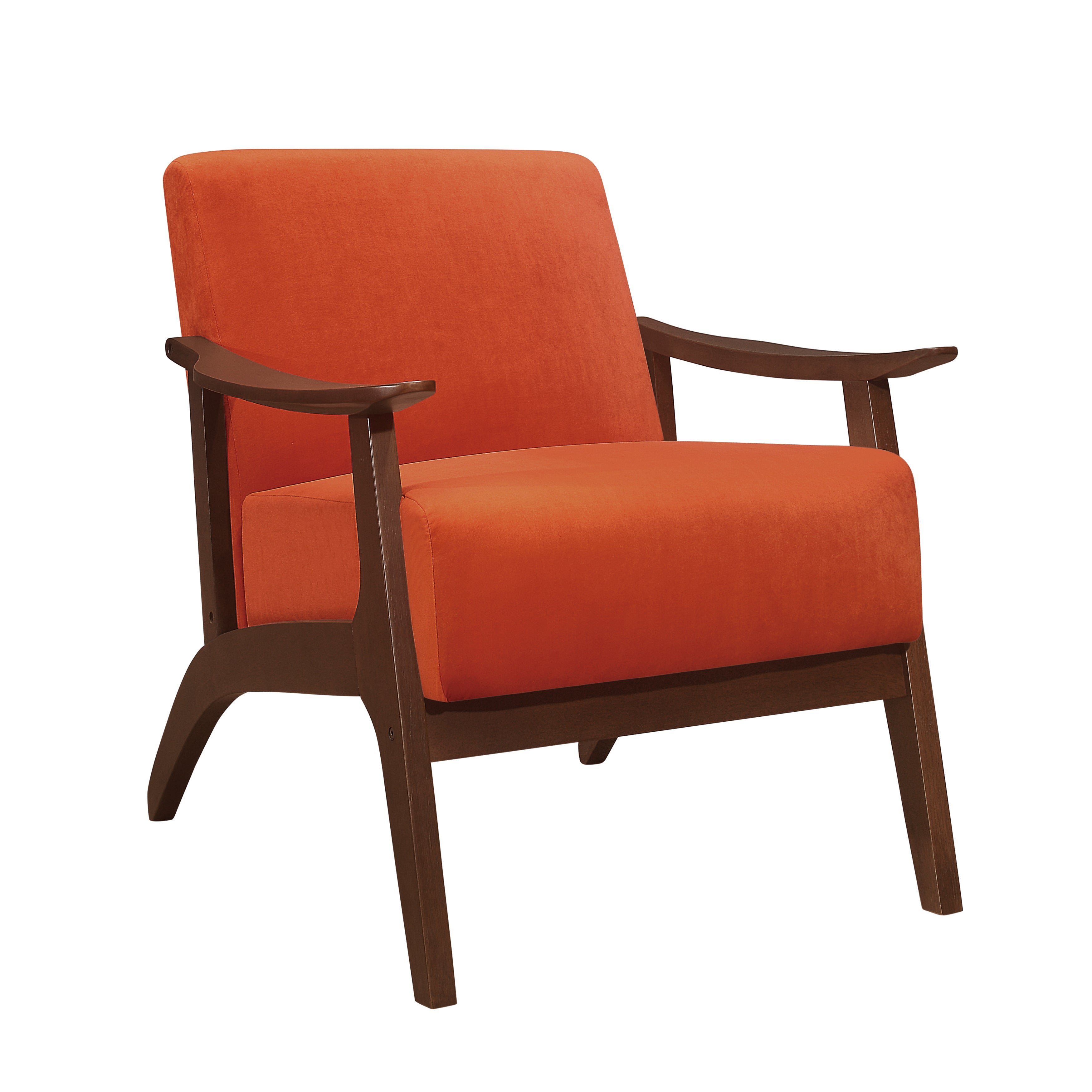 Carlson Orange Accent Chair - 1032RN-1 - Bien Home Furniture &amp; Electronics