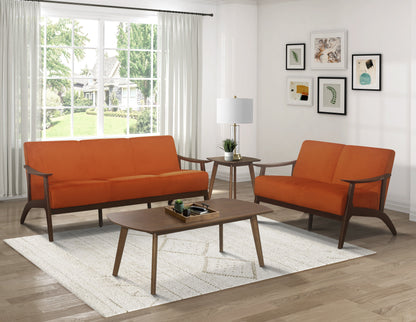 Carlson Orange Sofa - 1032RN-3 - Bien Home Furniture &amp; Electronics