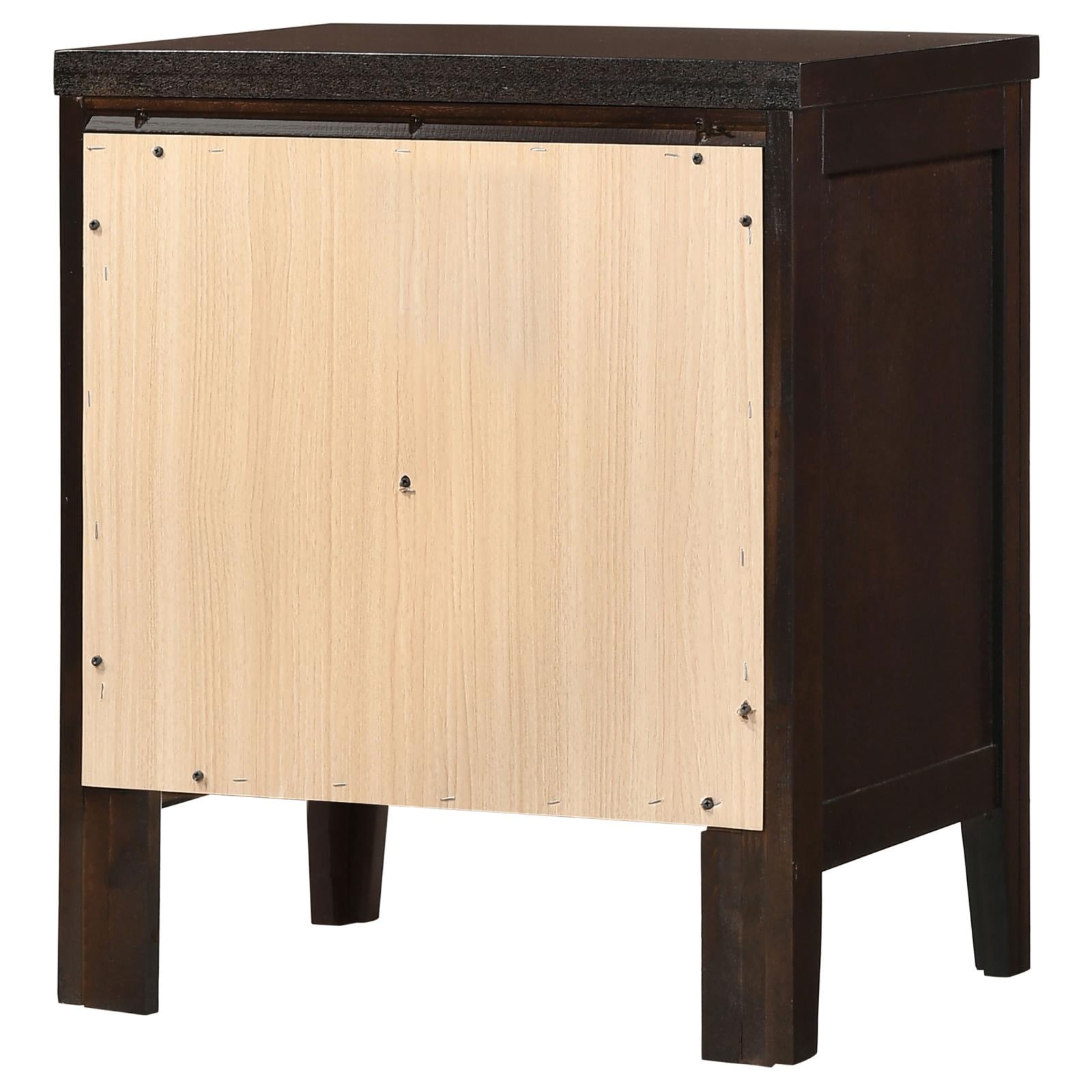 Carlton 2-Drawer Rectangular Nightstand Cappuccino - 202092 - Bien Home Furniture &amp; Electronics