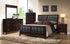 Carlton 4-Piece Full Upholstered Bedroom Set Cappuccino/Black - 202091F-S4 - Bien Home Furniture & Electronics