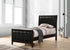 Carlton 4-Piece Twin Upholstered Bedroom Set Cappuccino/Black - 202091T-S4 - Bien Home Furniture & Electronics