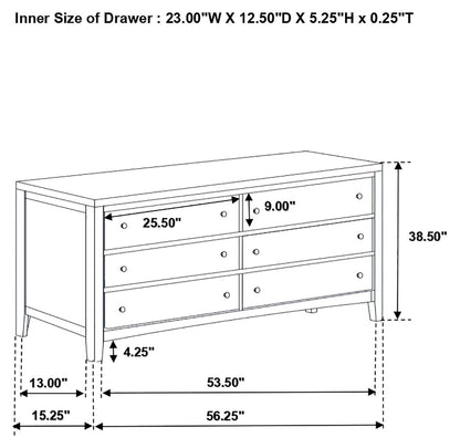 Carlton Bedroom Set with Upholstered Headboard Cappuccino - 202091Q-S5 - Bien Home Furniture &amp; Electronics