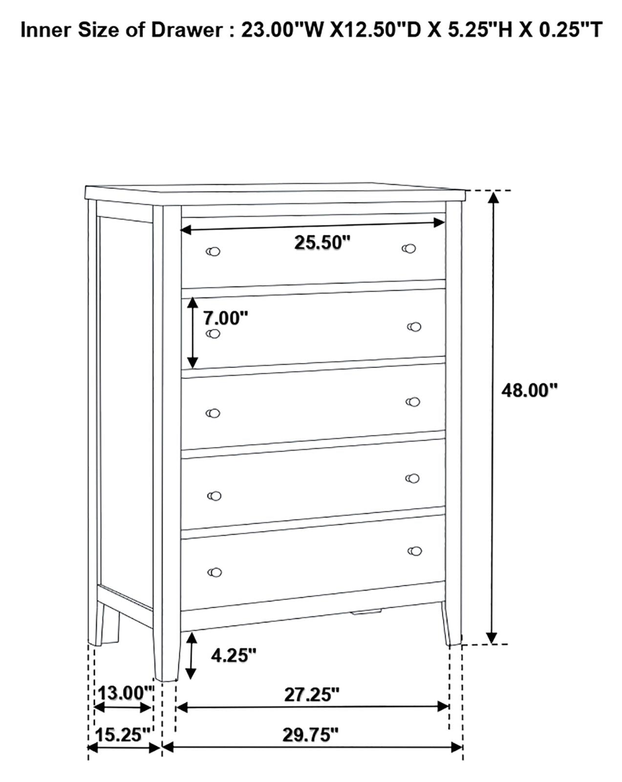 Carlton Bedroom Set with Upholstered Headboard Cappuccino - 202091Q-S5 - Bien Home Furniture &amp; Electronics