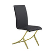 Carmelia Black Upholstered Side Chairs, Set of 4 - 105172 - Bien Home Furniture & Electronics