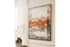 Carmely Gray/White/Orange Wall Art - A8000357 - Bien Home Furniture & Electronics