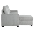 Carolina Gray Reversible Storage Sleeper Sofa Chaise - SET | 9402DGY-VC | 9402DGY-VT - Bien Home Furniture & Electronics