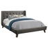 Carrington Button Tufted Full Bed Gray - 301061F - Bien Home Furniture & Electronics