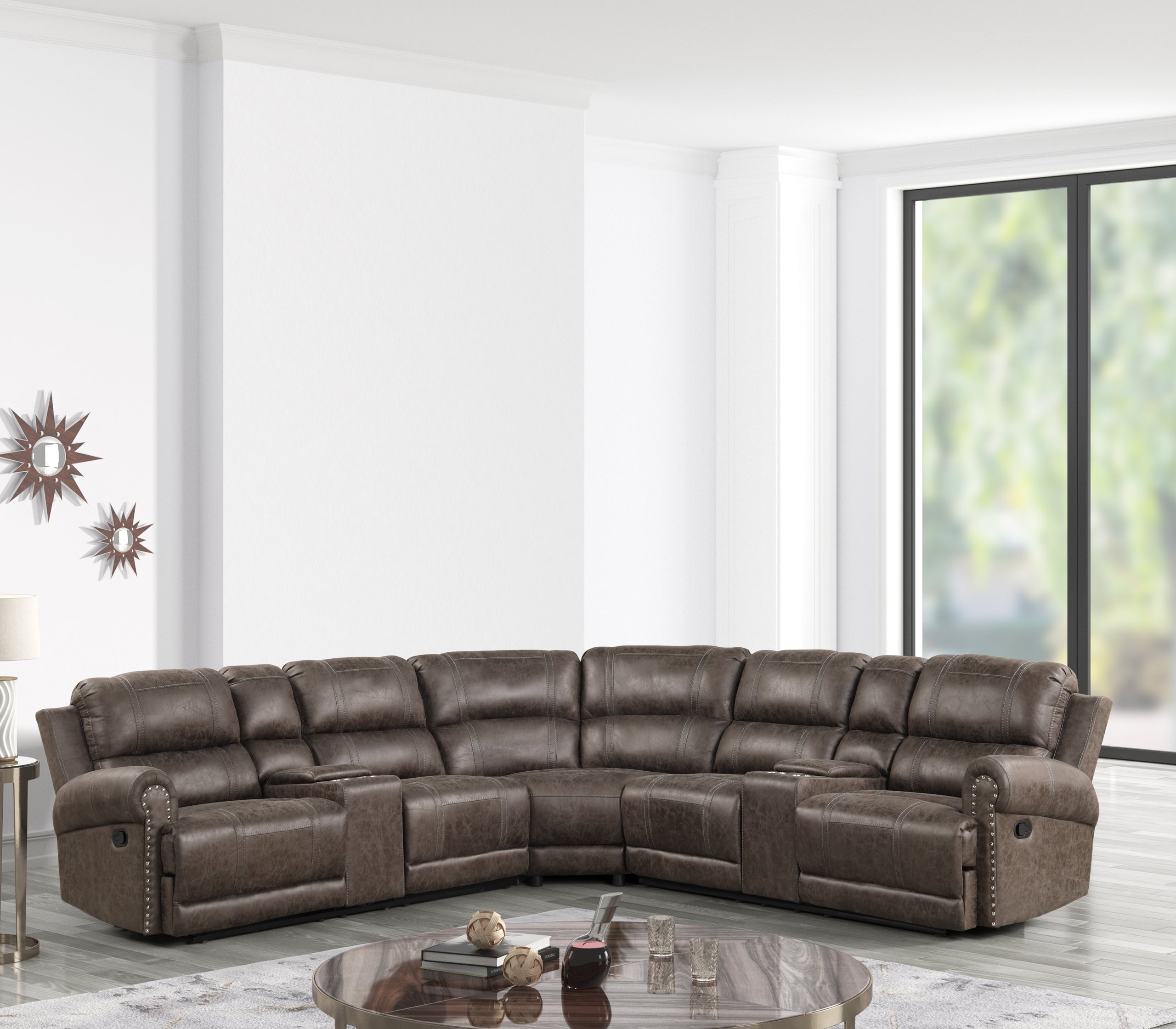 Oversized deals reclining sectional