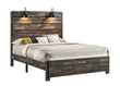 Carter Brown King Platform Bed - B6800-K-BED - Bien Home Furniture & Electronics
