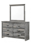 Carter Gray Bedroom Mirror (Mirror Only) - B6820-11 - Bien Home Furniture & Electronics