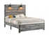 Carter Gray Full Platform Bed - B6820-F-BED - Bien Home Furniture & Electronics