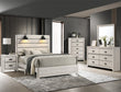 Carter Kg Platform Bed 1 Box White - B6810-K-BED - Bien Home Furniture & Electronics