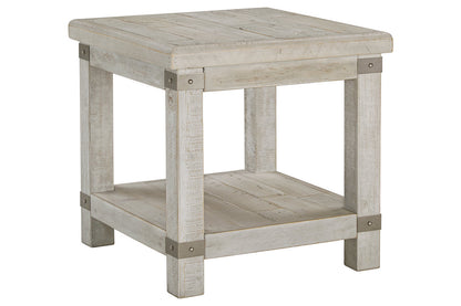 Carynhurst White Wash Gray End Table - T757-3 - Bien Home Furniture &amp; Electronics
