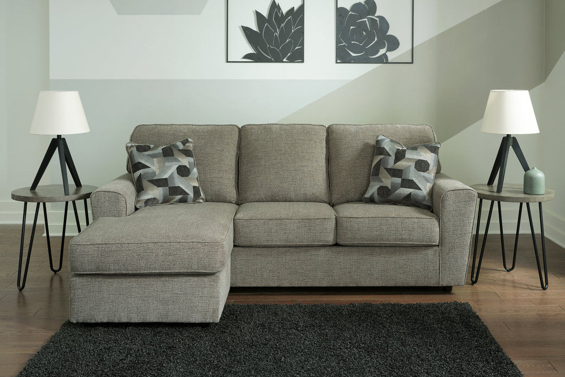 Cascilla Pewter Sofa Chaise - 2680518 - Bien Home Furniture &amp; Electronics