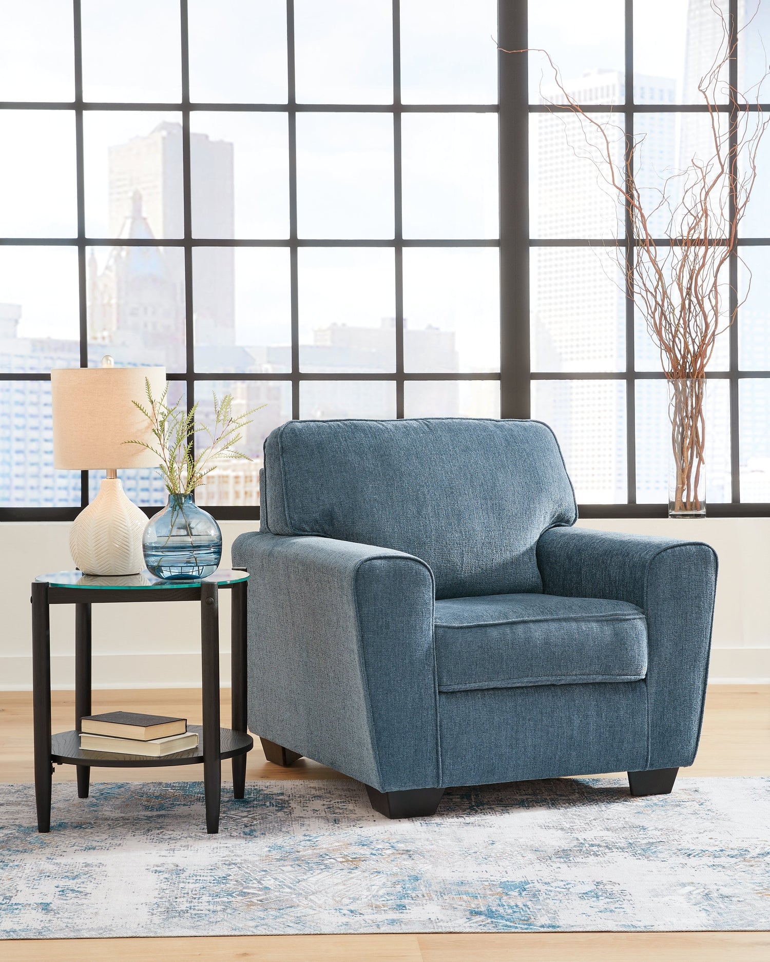 Cashton Blue Chair - 4060520 - Bien Home Furniture &amp; Electronics