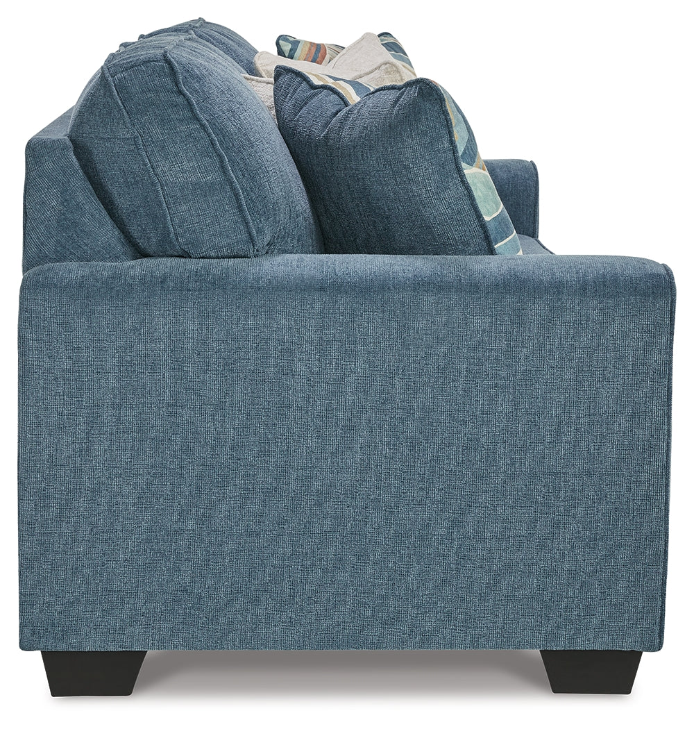 Cashton Blue Queen Sofa Sleeper - 4060539 - Bien Home Furniture &amp; Electronics