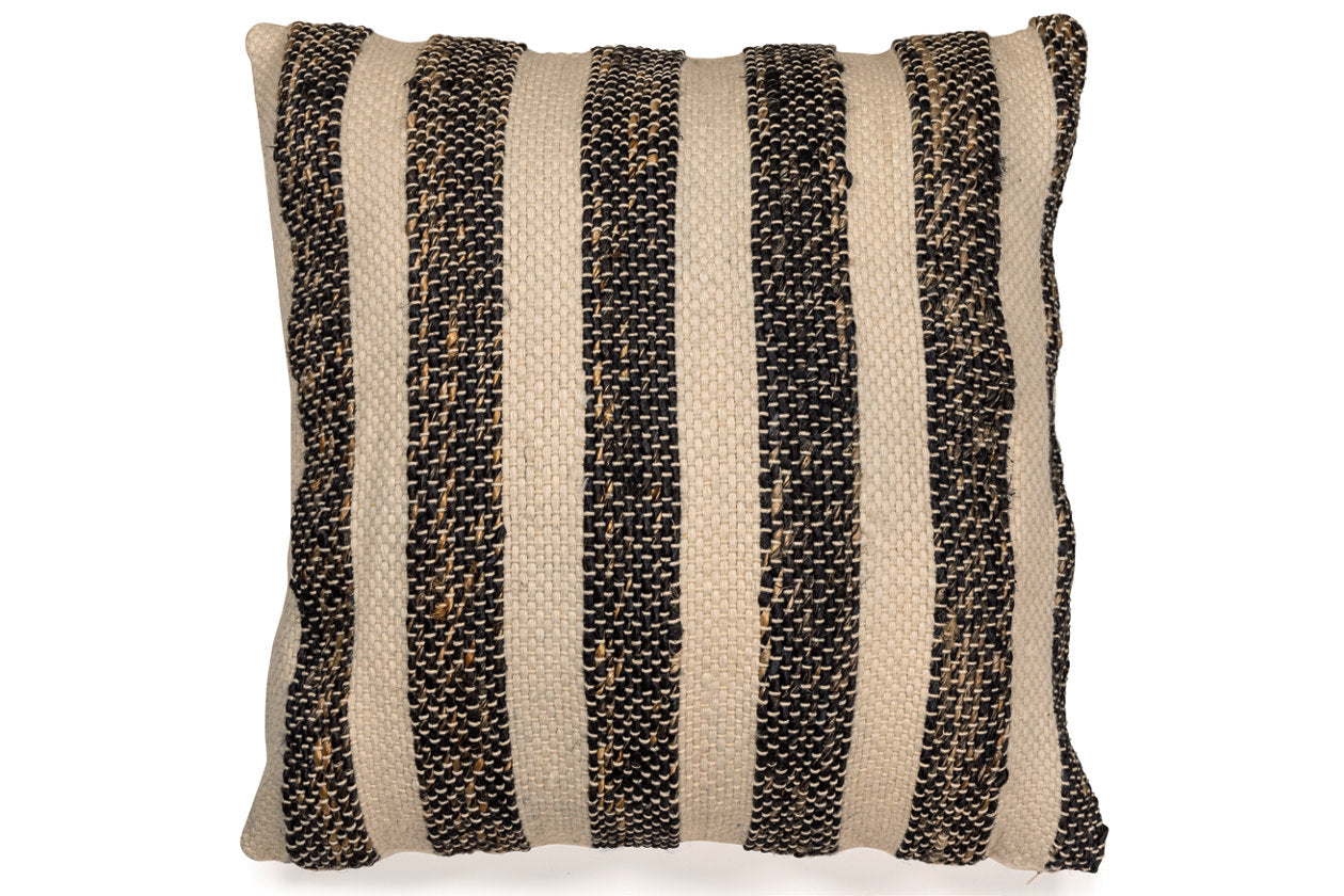 Cassby Black/Linen Pillow, Set of 4 - A1000961 - Bien Home Furniture &amp; Electronics
