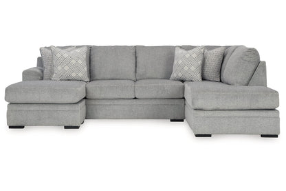 Casselbury Cement 2-Piece RAF Chaise Sectional - SET | 5290602 | 5290617 - Bien Home Furniture &amp; Electronics