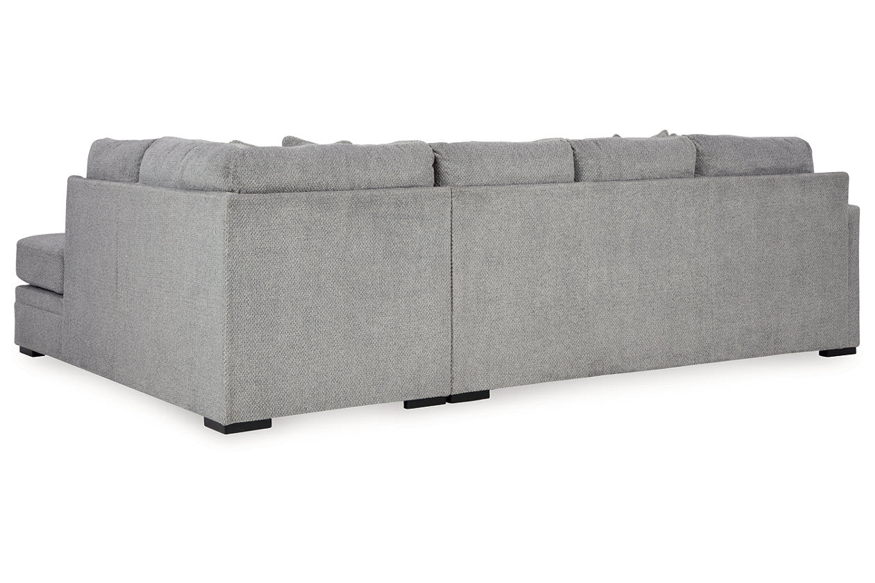 Casselbury Cement 2-Piece RAF Chaise Sectional - SET | 5290602 | 5290617 - Bien Home Furniture &amp; Electronics