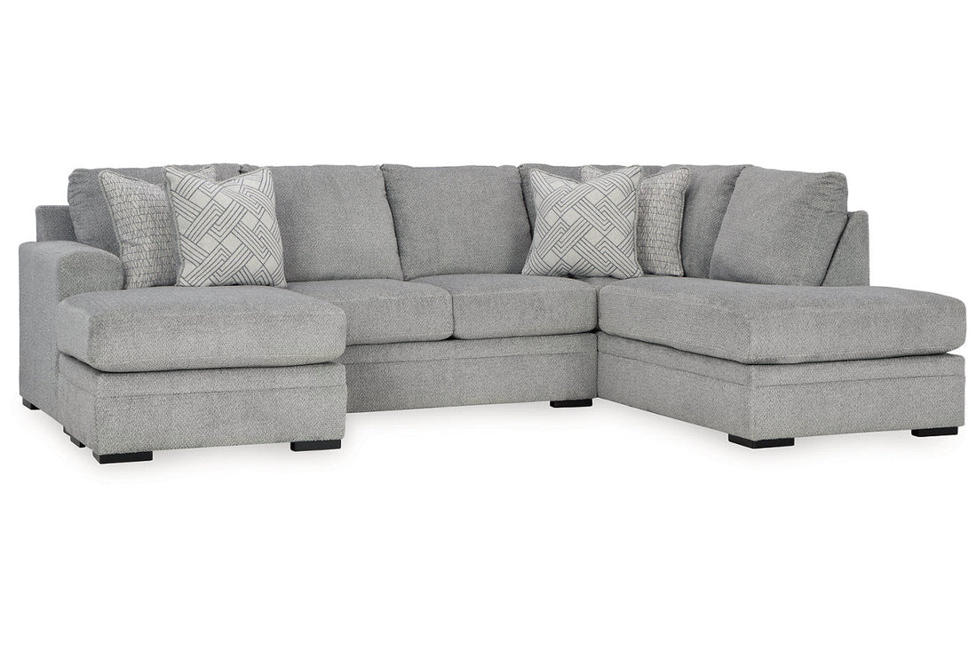 Casselbury Cement 2-Piece Sectional with Chaise - 52906S1 - Bien Home Furniture &amp; Electronics