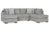 Casselbury Cement 2-Piece Sectional with Chaise - 52906S1 - Bien Home Furniture & Electronics