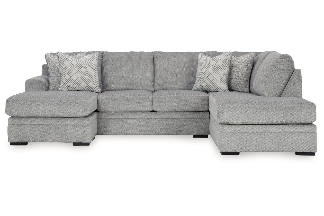 Casselbury Cement 2-Piece Sectional with Chaise - 52906S1 - Bien Home Furniture &amp; Electronics