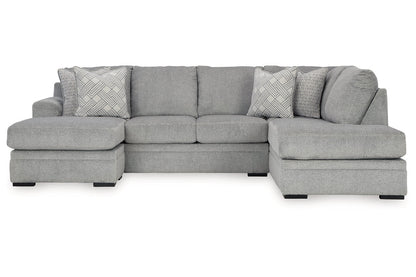 Casselbury Cement 2-Piece Sectional with Chaise - 52906S1 - Bien Home Furniture &amp; Electronics