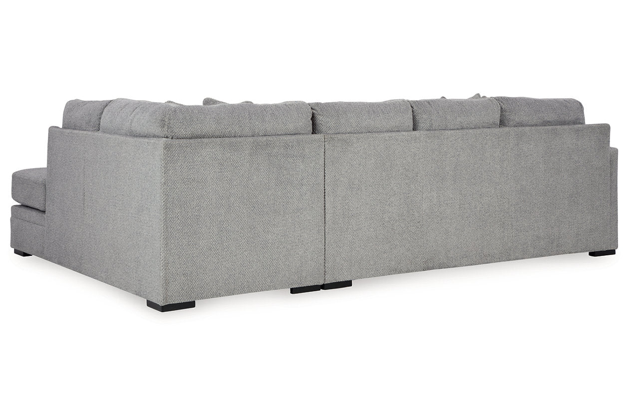 Casselbury Cement 2-Piece Sectional with Chaise - 52906S1 - Bien Home Furniture &amp; Electronics