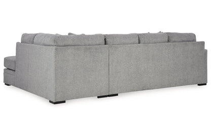 Casselbury Cement 2-Piece Sectional with Chaise - 52906S1 - Bien Home Furniture &amp; Electronics