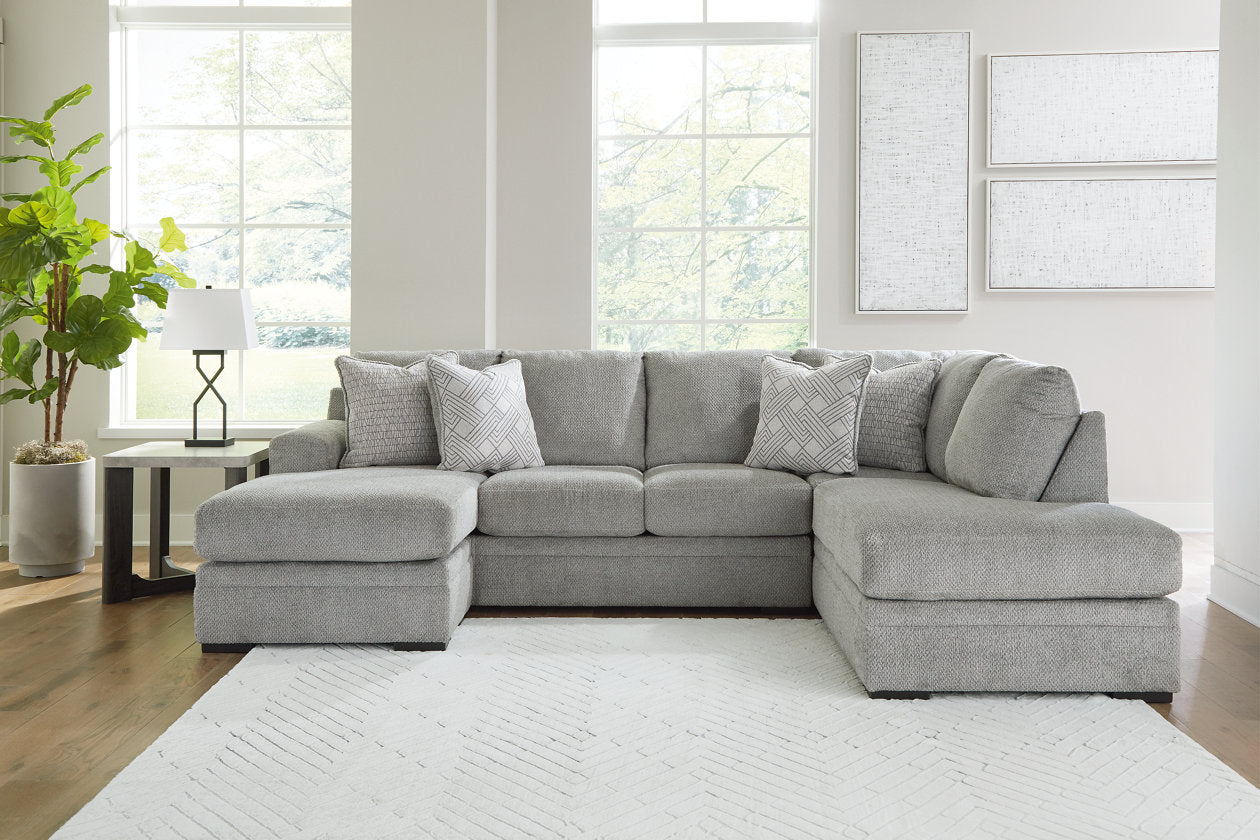 Casselbury Cement 2-Piece Sectional with Chaise - 52906S1 - Bien Home Furniture &amp; Electronics