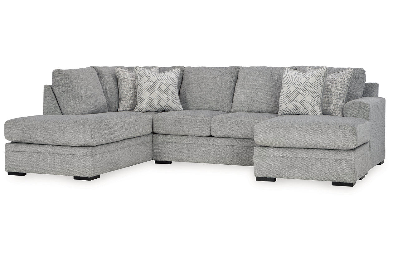 Casselbury Cement 2-Piece Sectional with Chaise - 52906S2 - Bien Home Furniture &amp; Electronics