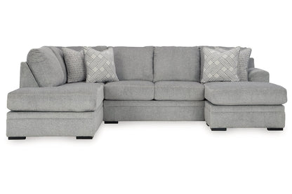 Casselbury Cement 2-Piece Sectional with Chaise - 52906S2 - Bien Home Furniture &amp; Electronics