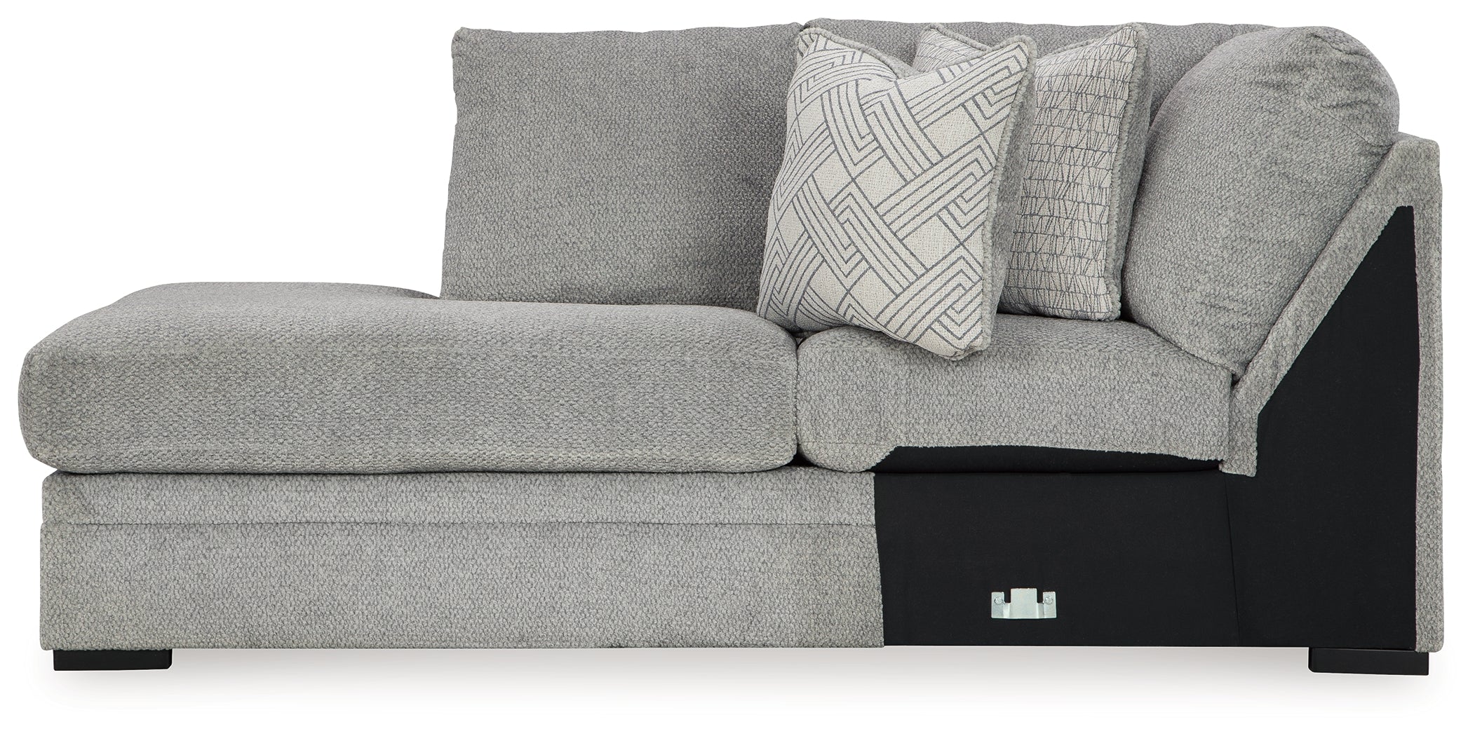 Casselbury Cement Left-Arm Facing Corner Chaise - 5290616 - Bien Home Furniture &amp; Electronics
