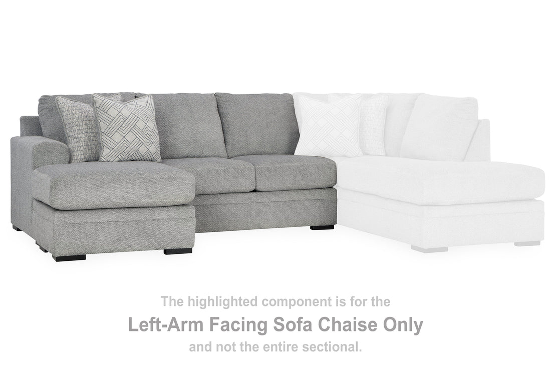 Casselbury Cement Left-Arm Facing Sofa Chaise - 5290602 - Bien Home Furniture &amp; Electronics