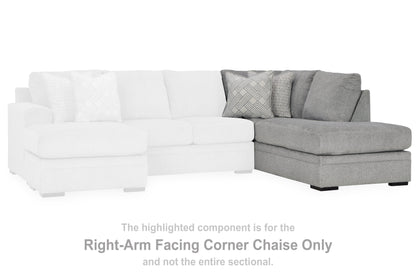 Casselbury Cement Right-Arm Facing Corner Chaise - 5290617 - Bien Home Furniture &amp; Electronics