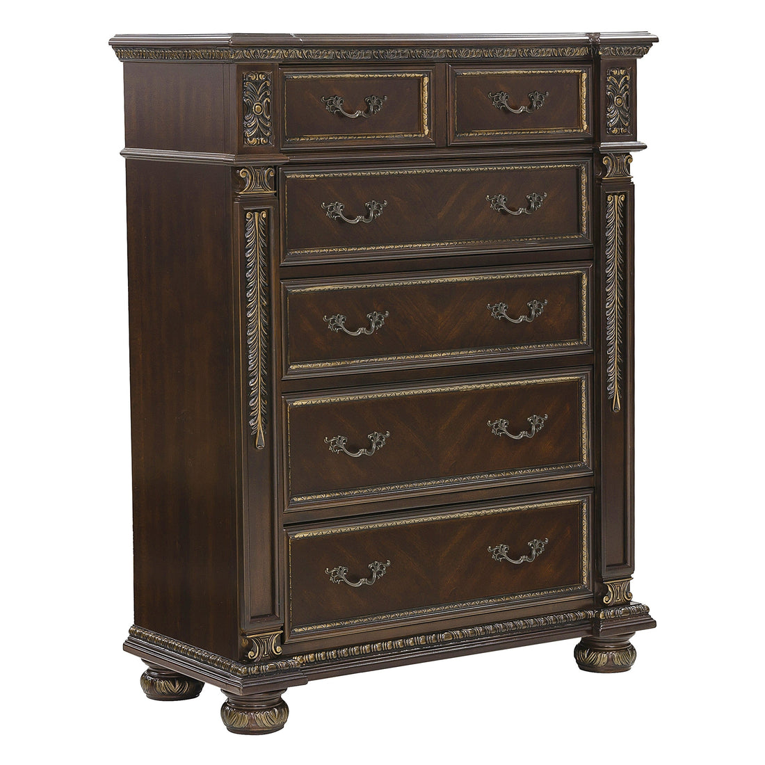 Catalonia Cherry Chest - 1824-9 - Bien Home Furniture & Electronics