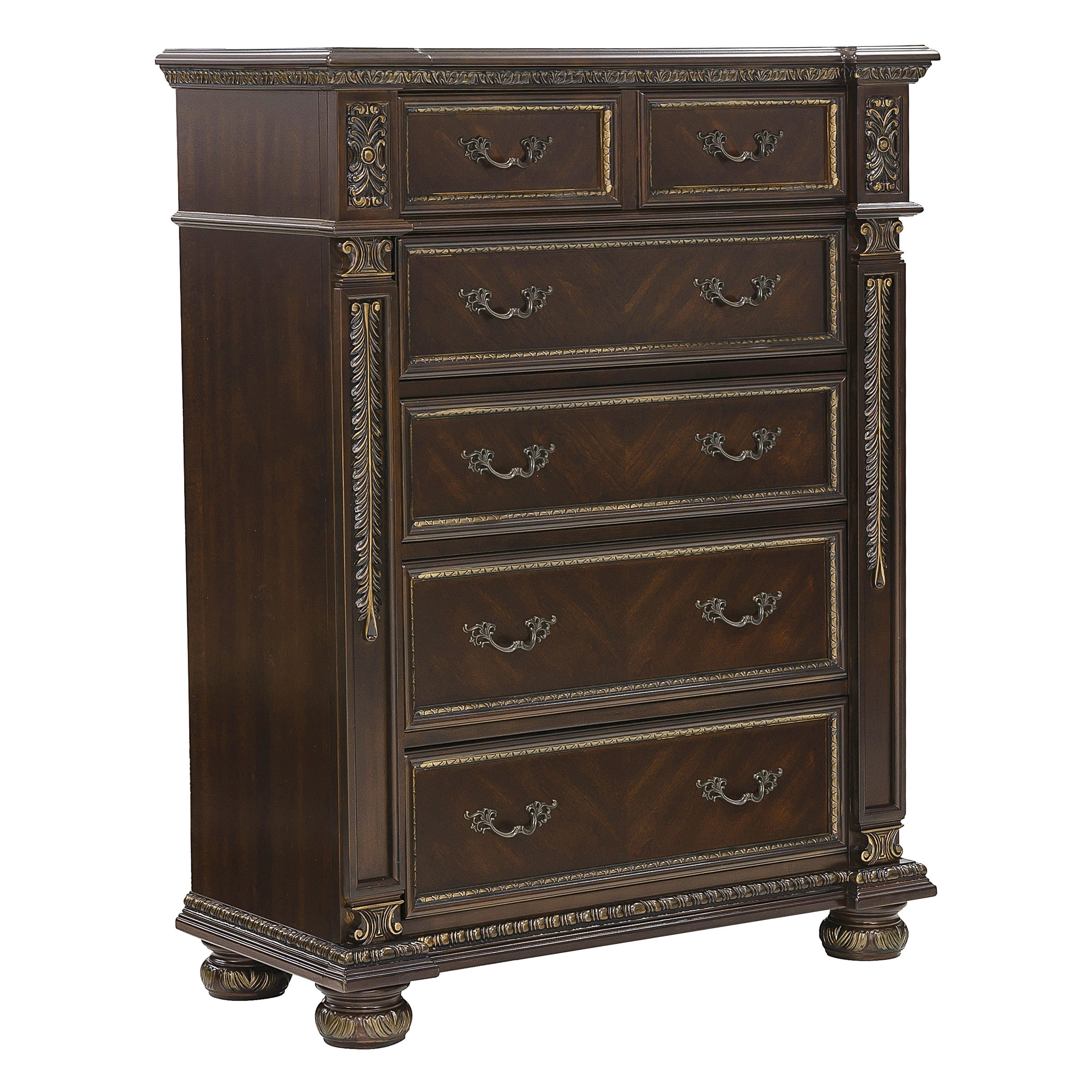 Catalonia Cherry Chest - 1824-9 - Bien Home Furniture &amp; Electronics